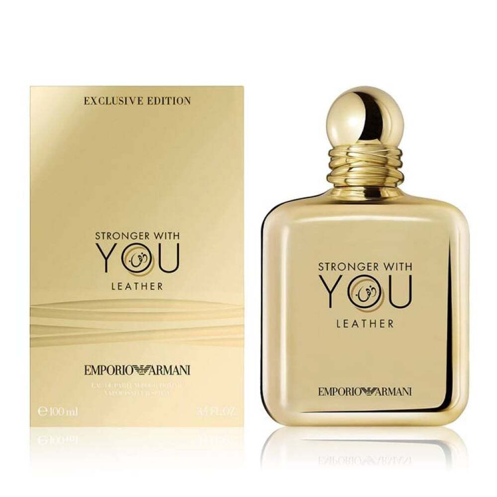 ARMANI Stronger With You Leather EDP 100ML bottle