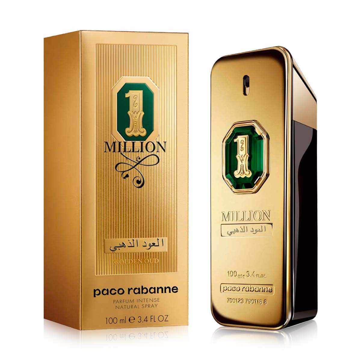 1 MILLION GOLDEN OUD Parfum Intense 100ML bottle