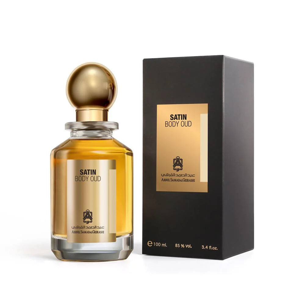 Abdul Samad Al Qurashi Satin Body Oud  100ML bottle