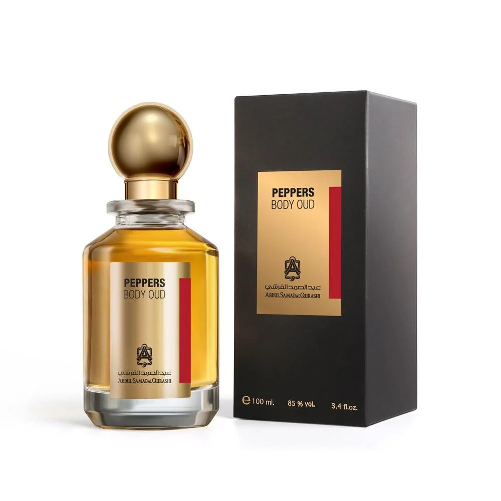 Abdul Samad Al Qurashi Peppers Body Oud 100ML bottle