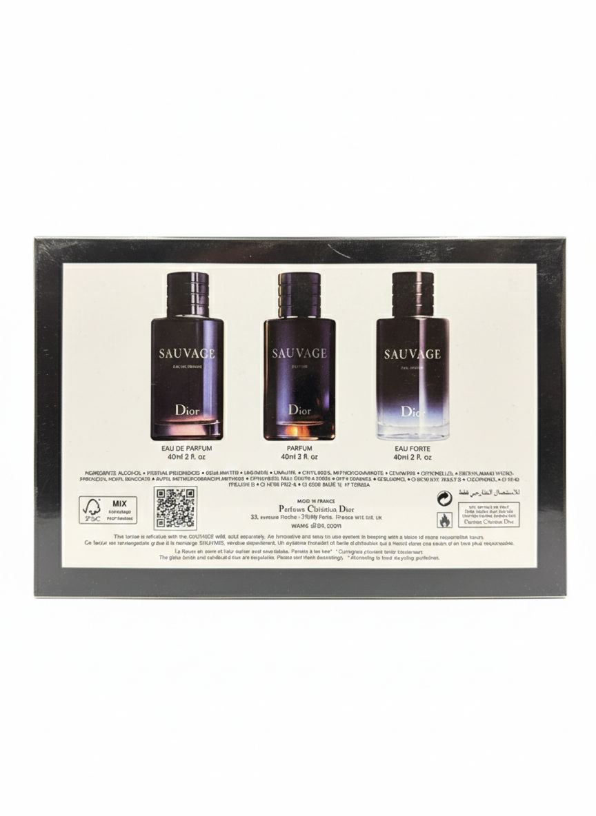 DIOR SAUVAGE COLLECTION 3*40ML bottle