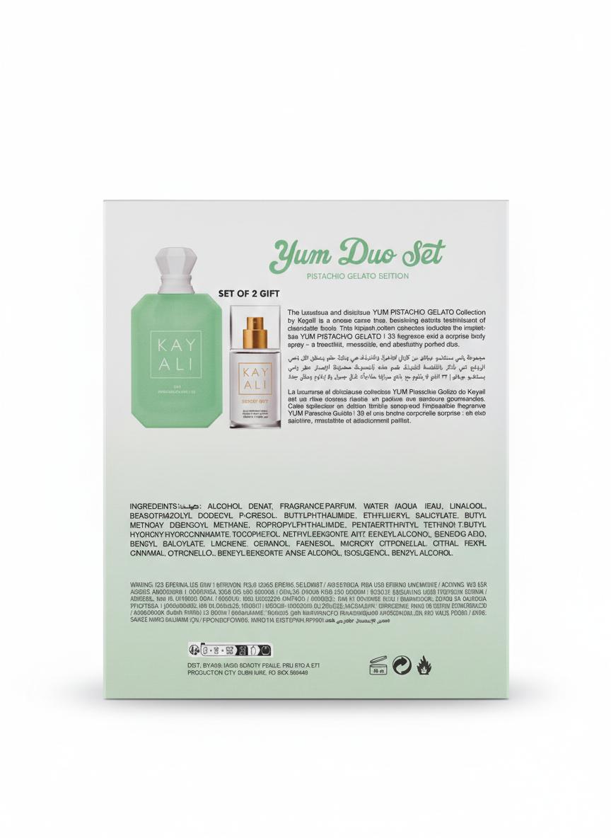 KAYALI Yum Pistachio Gelato | 33 COLLECTION 100ML+100ML SPRAY detail 1