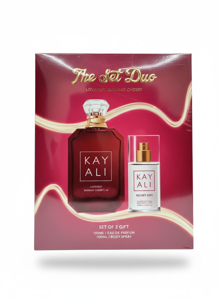 KAYALI Lovefest Burning Cherry | 48 COLLECTION 100ML+100ML SPRAY bottle