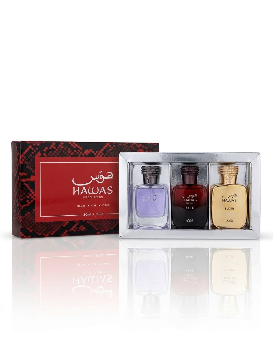 COLLECTION HAWAS FIRE   3*30ML bottle