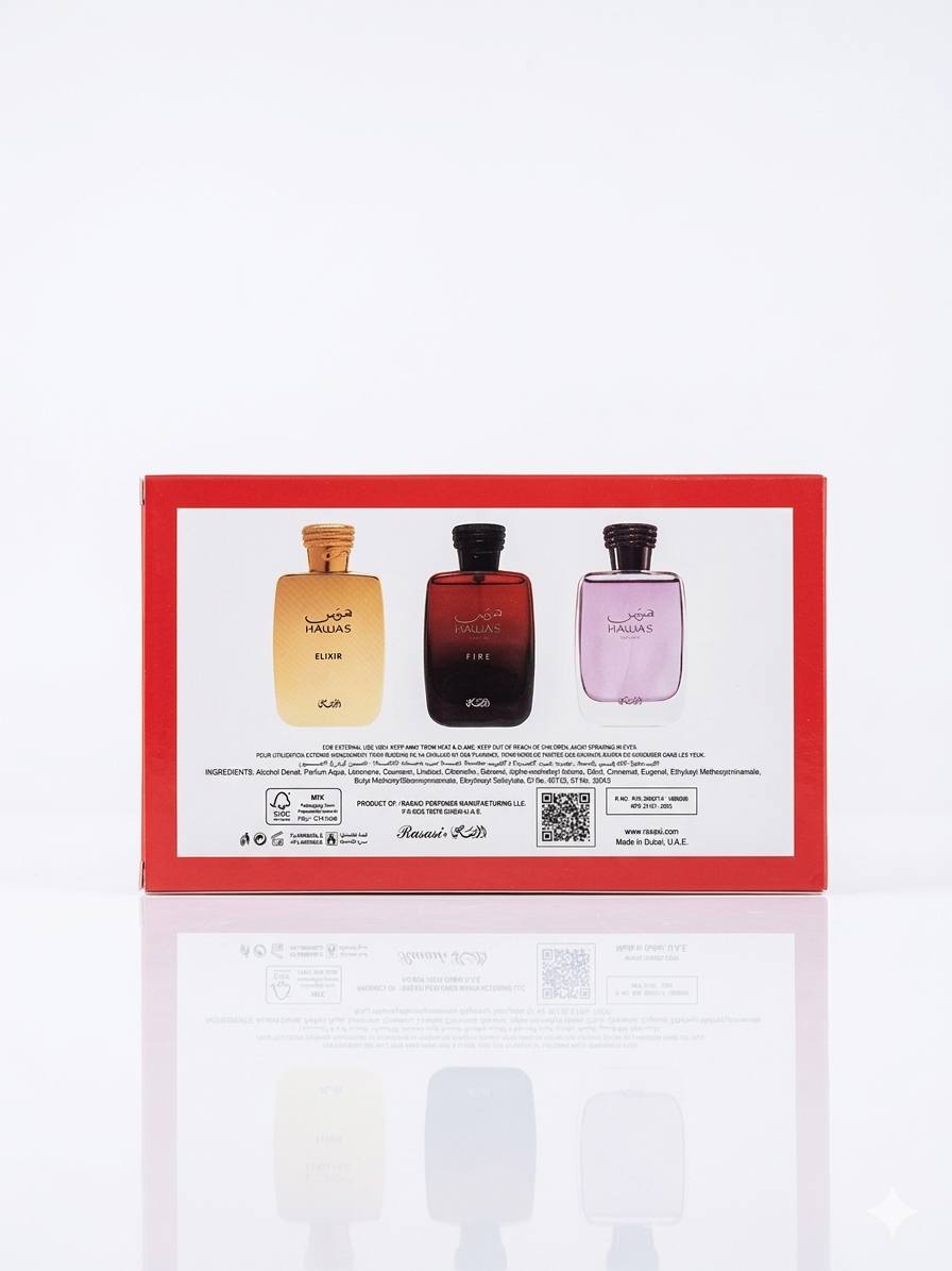 COLLECTION HAWAS FIRE   3*30ML detail 2