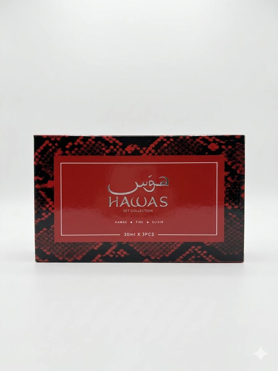 COLLECTION HAWAS FIRE   3*30ML detail 4