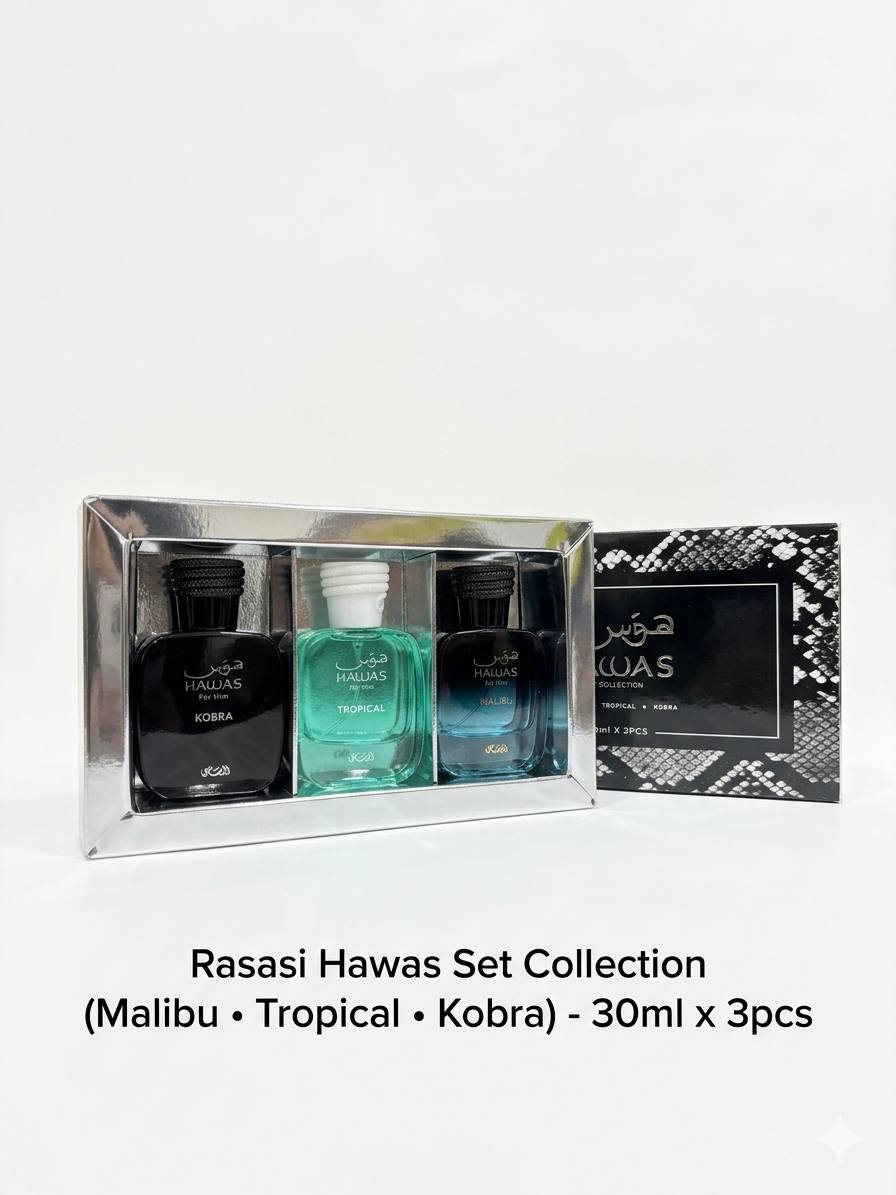 COLLECTION HAWAS KOBRA 3*30ML bottle