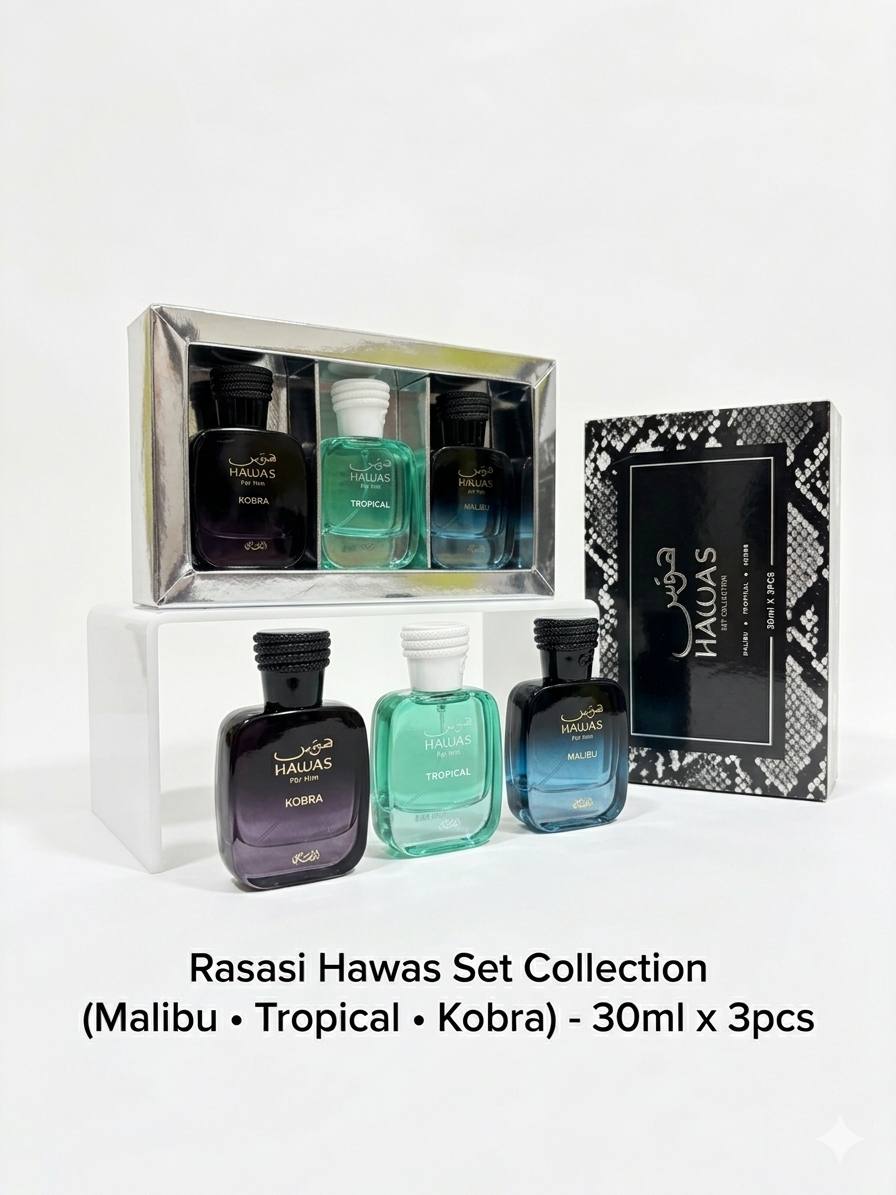 COLLECTION HAWAS KOBRA 3*30ML detail 3