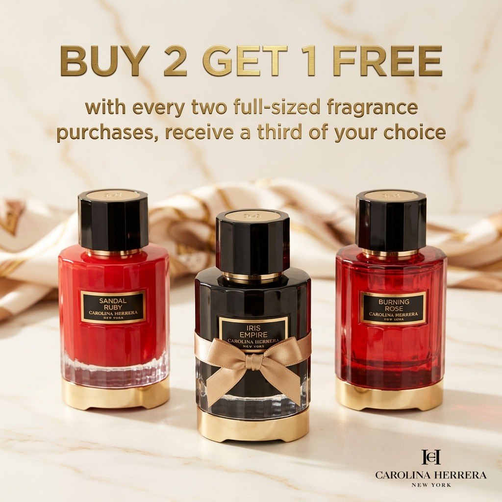 COLLECTION CAROLINA HERRERA 2+1FREE detail 1