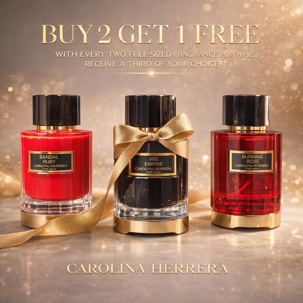 COLLECTION CAROLINA HERRERA 2+1FREE bottle