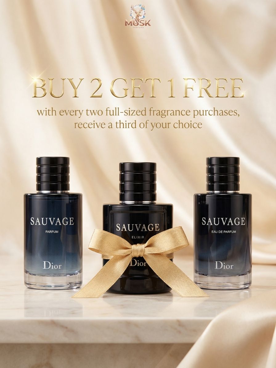 COLLECTION SAUVAGE 2+1FREE bottle