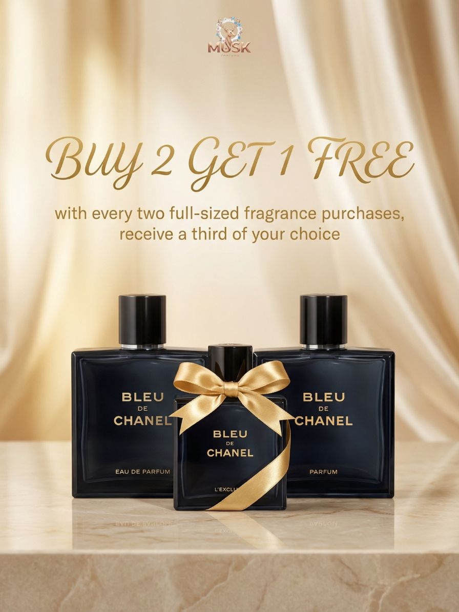 COLLECTION BLEU DE CHANEL 2+1FREE bottle
