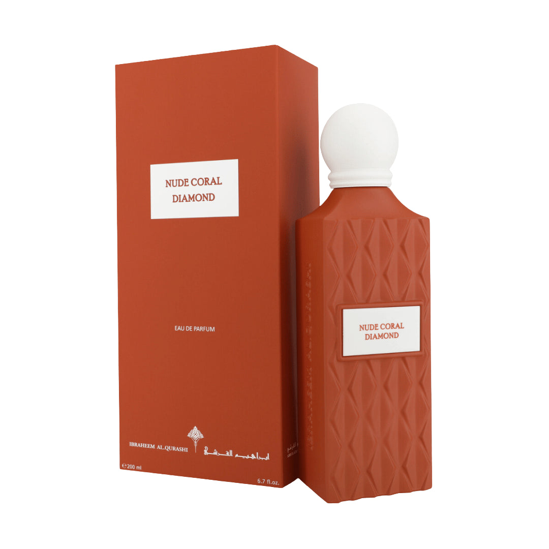 Ibrahim Al Qurashi Nude Coral Diamond 200ML bottle