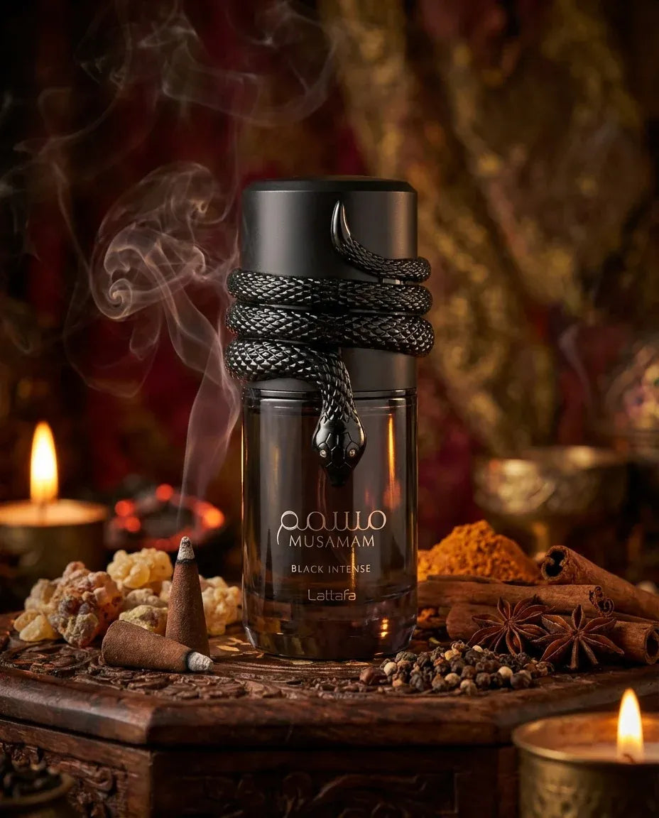 Lattafa Musamam Black Intense 100ML (WITHOUT BOX) detail 1