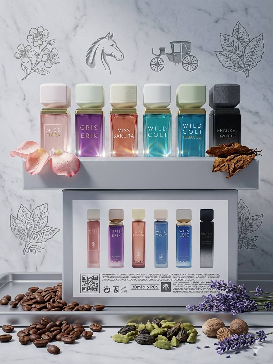 COLLECTION ASSAF 6*30ML bottle