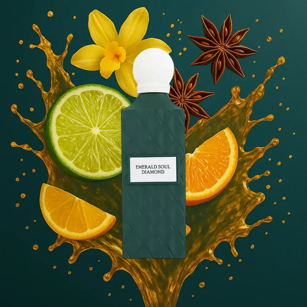Ibrahim Al Qurashi Emerald Soul Diamond 200ML detail 1