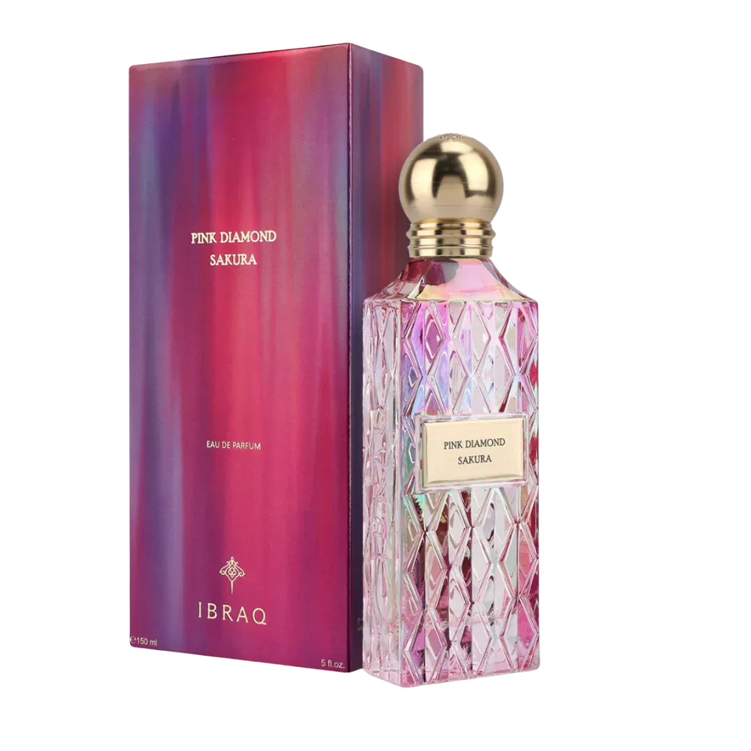 Ibraheem AlQurashi Pink Diamond Sakura 150ML bottle