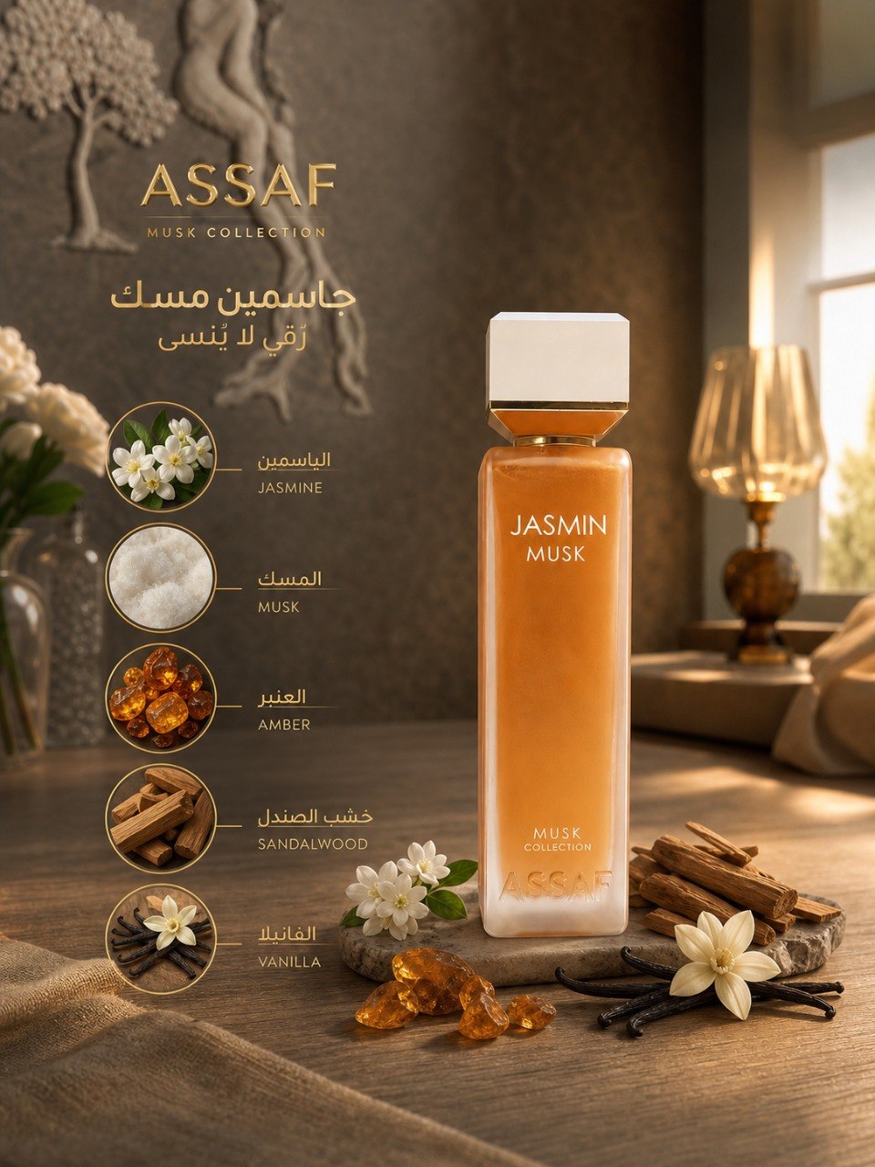 ASSAF JASMIN MUSK 200ML